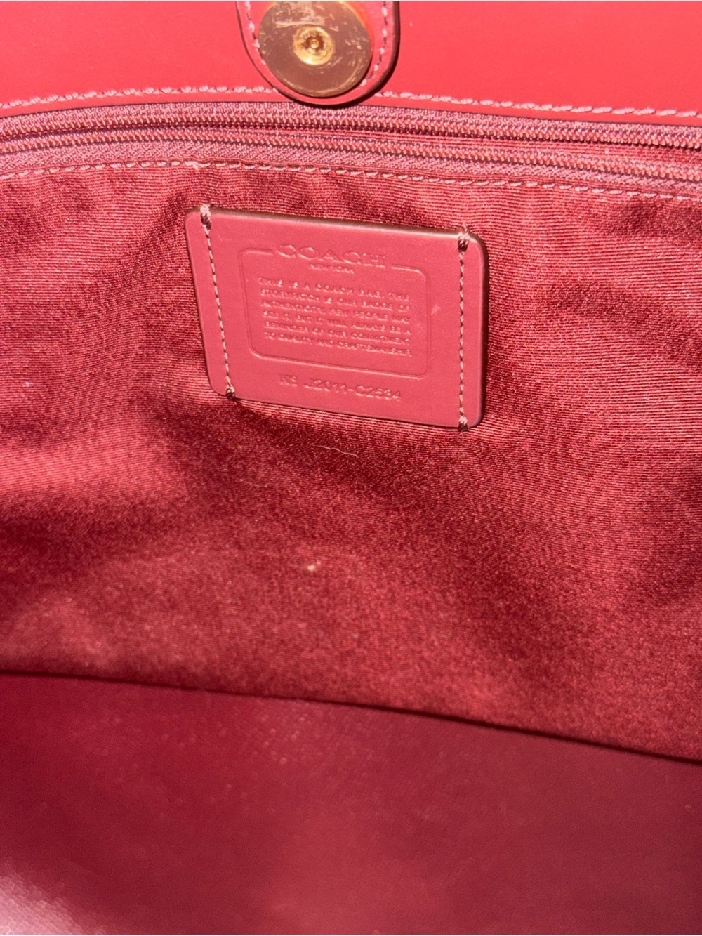 Coach City Tote in Signature Canvas with Candy Print (Style No. C2534). - Picture 9 of 13